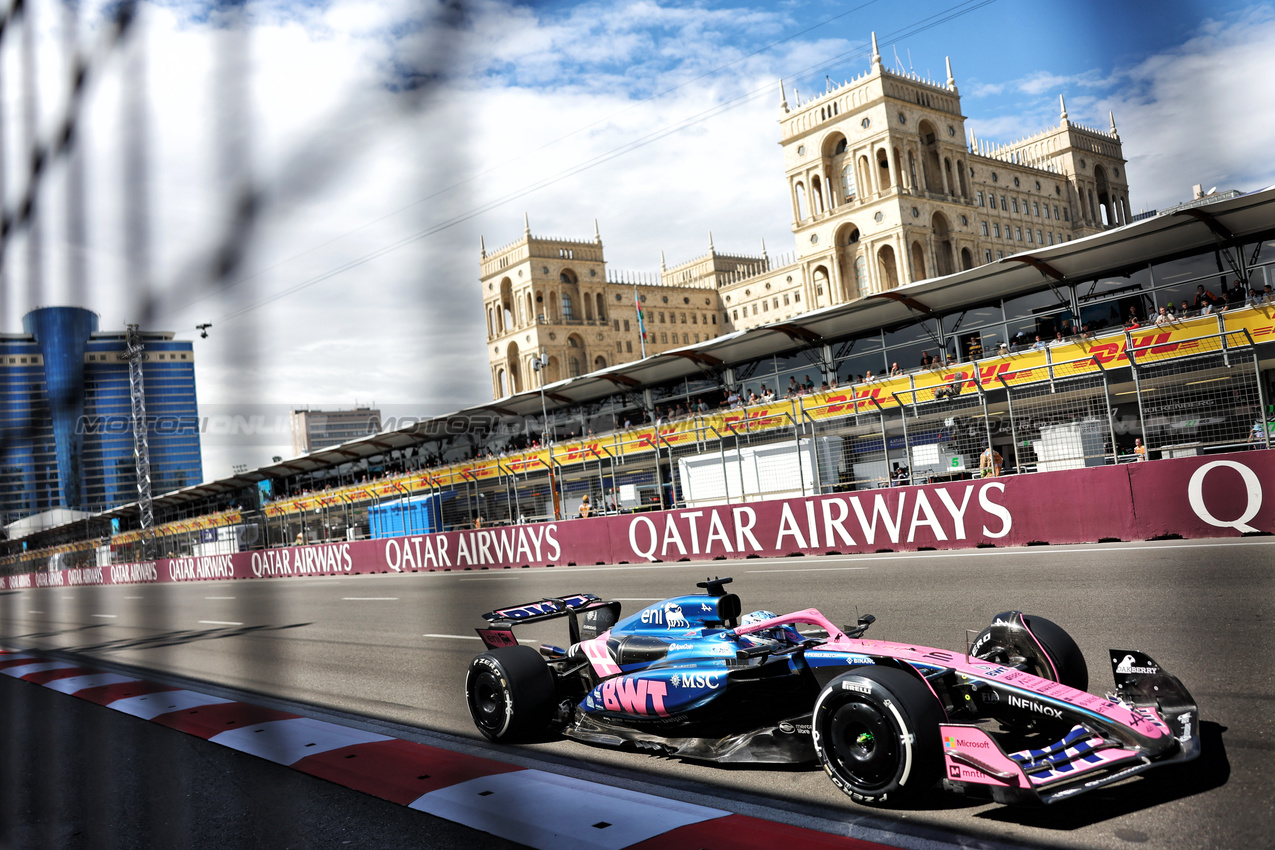 GP AZERBAIJAN, Pierre Gasly (FRA) Alpine F1 Team A525.

20.09.2025. Formula 1 World Championship, Rd 17, Azerbaijan Grand Prix, Baku Street Circuit, Azerbaijan, Qualifiche Day.

- www.xpbimages.com, EMail: requests@xpbimages.com © Copyright: Bearne / XPB Images