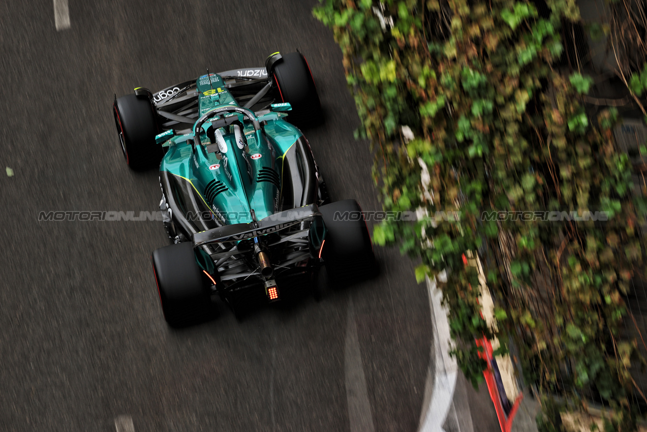 GP AZERBAIJAN, Lance Stroll (CDN) Aston Martin F1 Team AMR25.

20.09.2025. Formula 1 World Championship, Rd 17, Azerbaijan Grand Prix, Baku Street Circuit, Azerbaijan, Qualifiche Day.

- www.xpbimages.com, EMail: requests@xpbimages.com © Copyright: Charniaux / XPB Images