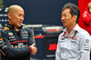 GP AZERBAIJAN, Ayao Komatsu (JPN) Haas F1 Team Principal (Right).

20.09.2025. Formula 1 World Championship, Rd 17, Azerbaijan Grand Prix, Baku Street Circuit, Azerbaijan, Qualifiche Day.

- www.xpbimages.com, EMail: requests@xpbimages.com © Copyright: Batchelor / XPB Images