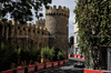 GP AZERBAIJAN, Esteban Ocon (FRA) Haas VF-25.

20.09.2025. Formula 1 World Championship, Rd 17, Azerbaijan Grand Prix, Baku Street Circuit, Azerbaijan, Qualifiche Day.

- www.xpbimages.com, EMail: requests@xpbimages.com © Copyright: Charniaux / XPB Images