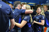 GP AZERBAIJAN, Atlassian Williams Racing celebrate second position for Carlos Sainz (ESP) Atlassian Williams Racing in qualifying.

20.09.2025. Formula 1 World Championship, Rd 17, Azerbaijan Grand Prix, Baku Street Circuit, Azerbaijan, Qualifiche Day.

- www.xpbimages.com, EMail: requests@xpbimages.com © Copyright: Bearne / XPB Images