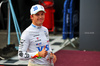 GP AZERBAIJAN, Lando Norris (GBR) McLaren celebrates his third position in qualifying parc ferme.

20.09.2025. Formula 1 World Championship, Rd 17, Azerbaijan Grand Prix, Baku Street Circuit, Azerbaijan, Qualifiche Day.

- www.xpbimages.com, EMail: requests@xpbimages.com © Copyright: Batchelor / XPB Images