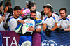 GP AZERBAIJAN, Liam Lawson (NZL) Racing Bulls celebrates his third position in qualifying parc ferme.

20.09.2025. Formula 1 World Championship, Rd 17, Azerbaijan Grand Prix, Baku Street Circuit, Azerbaijan, Qualifiche Day.

- www.xpbimages.com, EMail: requests@xpbimages.com © Copyright: Batchelor / XPB Images