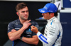 GP AZERBAIJAN, Carlos Sainz (ESP) Atlassian Williams Racing, second position, in qualifying parc ferme with the team.

20.09.2025. Formula 1 World Championship, Rd 17, Azerbaijan Grand Prix, Baku Street Circuit, Azerbaijan, Qualifiche Day.

- www.xpbimages.com, EMail: requests@xpbimages.com © Copyright: Batchelor / XPB Images