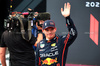 GP AZERBAIJAN, Max Verstappen (NLD) Red Bull Racing celebrates his pole position in qualifying parc ferme.

20.09.2025. Formula 1 World Championship, Rd 17, Azerbaijan Grand Prix, Baku Street Circuit, Azerbaijan, Qualifiche Day.

- www.xpbimages.com, EMail: requests@xpbimages.com © Copyright: Batchelor / XPB Images
