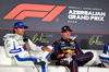 GP AZERBAIJAN, (L to R): Carlos Sainz (ESP) Atlassian Williams Racing e Max Verstappen (NLD) Red Bull Racing in the post qualifying FIA Press Conference.

20.09.2025. Formula 1 World Championship, Rd 17, Azerbaijan Grand Prix, Baku Street Circuit, Azerbaijan, Qualifiche Day.

- www.xpbimages.com, EMail: requests@xpbimages.com © Copyright: Bearne / XPB Images