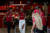 GP AZERBAIJAN, Circuit Atmosfera - Ferrari guests in the pit garage.

20.09.2025. Formula 1 World Championship, Rd 17, Azerbaijan Grand Prix, Baku Street Circuit, Azerbaijan, Qualifiche Day.

 - www.xpbimages.com, EMail: requests@xpbimages.com © Copyright: Coates / XPB Images