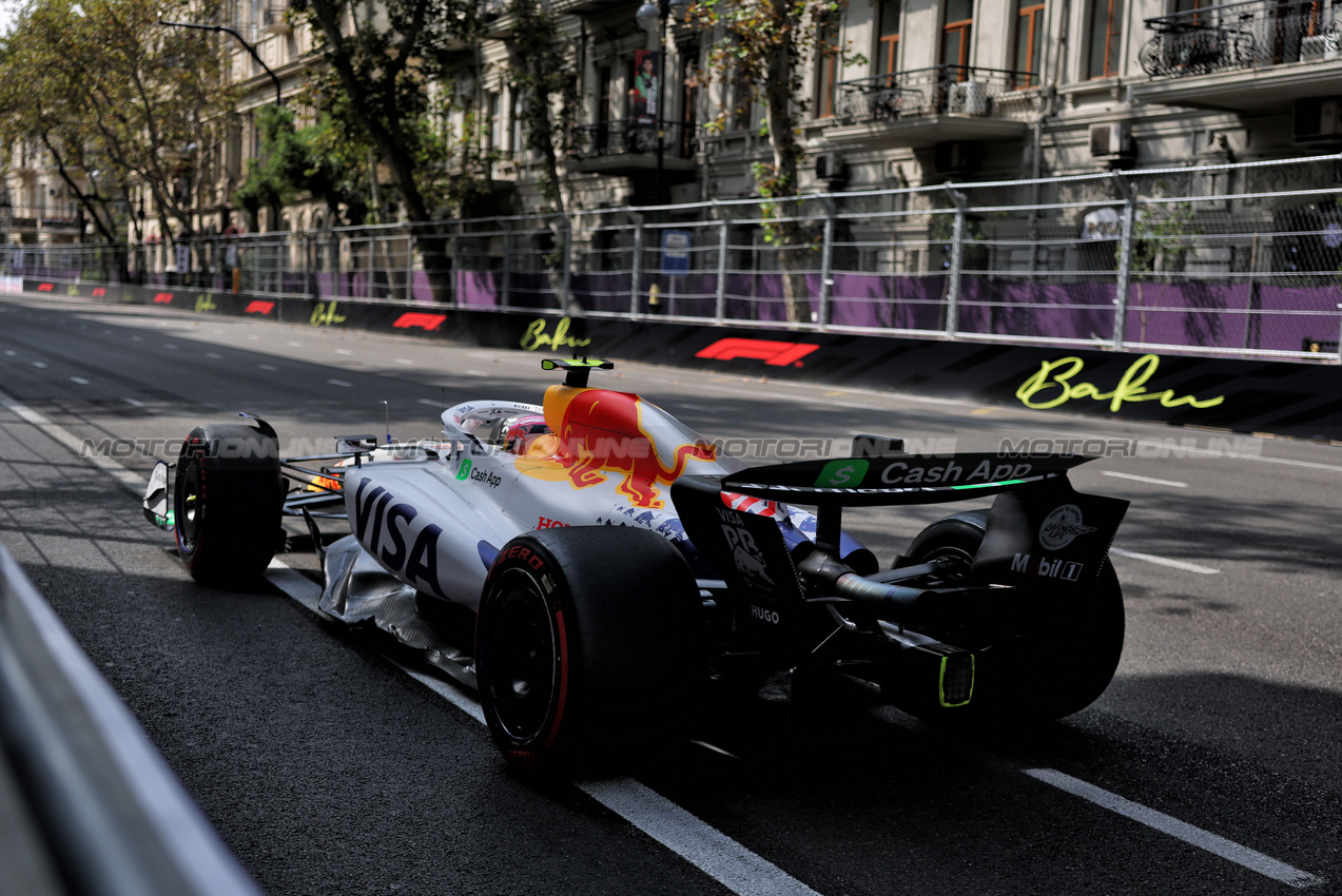 GP AZERBAIJAN, Liam Lawson (NZL) Racing Bulls VCARB 02.

19.09.2025. Formula 1 World Championship, Rd 17, Azerbaijan Grand Prix, Baku Street Circuit, Azerbaijan, Practice Day.

- www.xpbimages.com, EMail: requests@xpbimages.com © Copyright: Charniaux / XPB Images