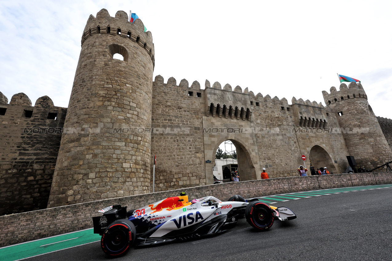 GP AZERBAIJAN, Liam Lawson (NZL) Racing Bulls VCARB 02.

19.09.2025. Formula 1 World Championship, Rd 17, Azerbaijan Grand Prix, Baku Street Circuit, Azerbaijan, Practice Day.

- www.xpbimages.com, EMail: requests@xpbimages.com © Copyright: Charniaux / XPB Images