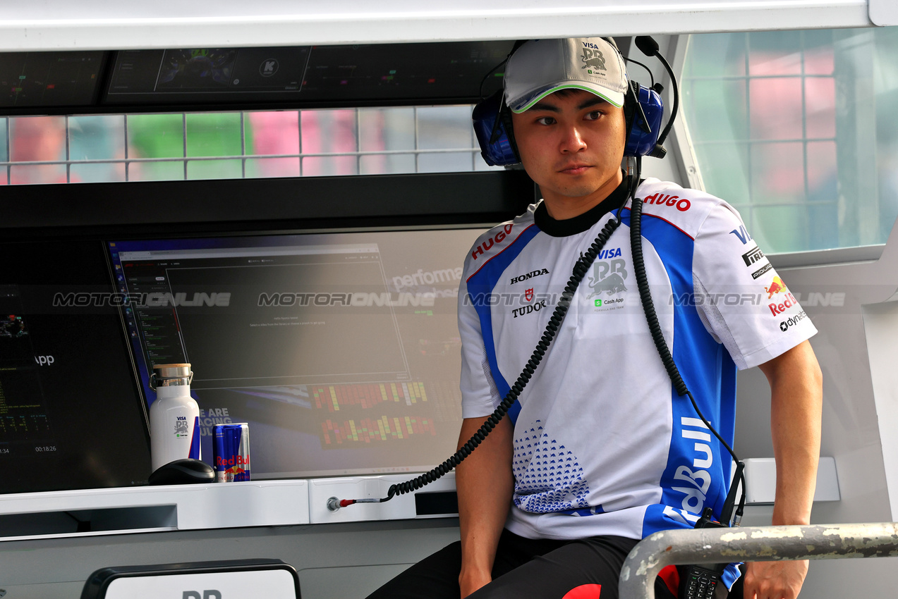 GP AZERBAIJAN, Ayumu Iwasa (JPN) Racing Bulls e Red Bull Racing Reserve Driver.

19.09.2025. Formula 1 World Championship, Rd 17, Azerbaijan Grand Prix, Baku Street Circuit, Azerbaijan, Practice Day.

- www.xpbimages.com, EMail: requests@xpbimages.com © Copyright: Batchelor / XPB Images