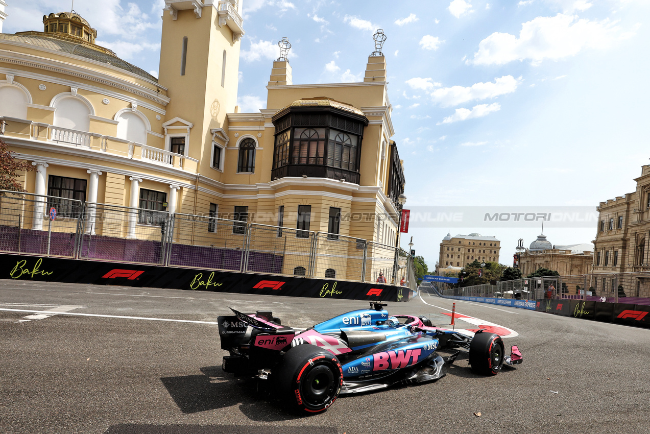 GP AZERBAIJAN, Pierre Gasly (FRA) Alpine F1 Team A525.

19.09.2025. Formula 1 World Championship, Rd 17, Azerbaijan Grand Prix, Baku Street Circuit, Azerbaijan, Practice Day.

- www.xpbimages.com, EMail: requests@xpbimages.com © Copyright: Bearne / XPB Images