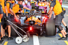 GP AZERBAIJAN, Lando Norris (GBR) McLaren MCL39 in the pits with rear suspension damage.

19.09.2025. Formula 1 World Championship, Rd 17, Azerbaijan Grand Prix, Baku Street Circuit, Azerbaijan, Practice Day.

- www.xpbimages.com, EMail: requests@xpbimages.com © Copyright: Batchelor / XPB Images