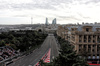 GP AZERBAIJAN, Max Verstappen (NLD) Red Bull Racing RB21 e Lance Stroll (CDN) Aston Martin F1 Team AMR25.

19.09.2025. Formula 1 World Championship, Rd 17, Azerbaijan Grand Prix, Baku Street Circuit, Azerbaijan, Practice Day.

 - www.xpbimages.com, EMail: requests@xpbimages.com © Copyright: Rew / XPB Images