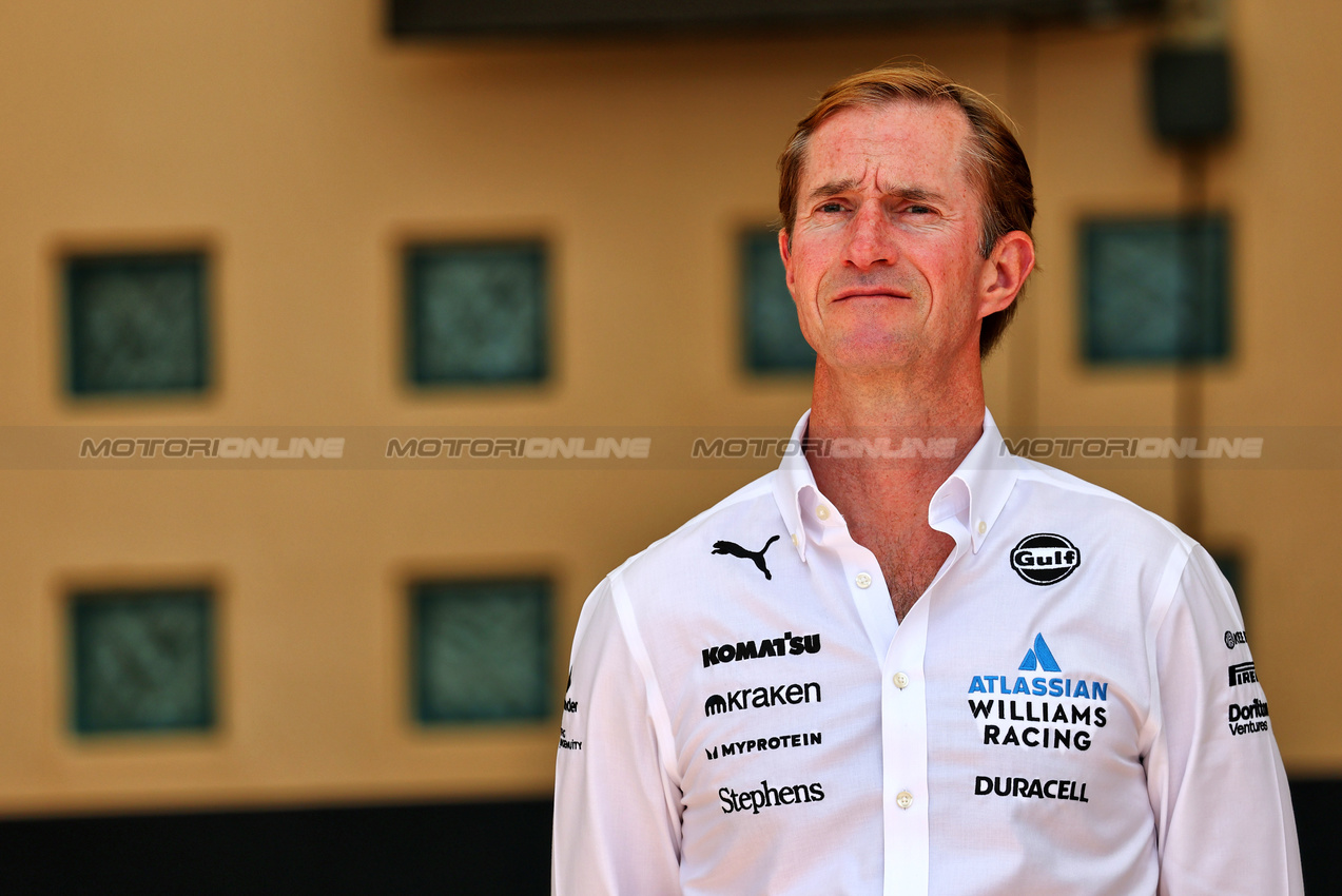 GP BAHRAIN, James Matthews (GBR) Eden Rock Group CEO - Atlassian Williams Racing Board Member.

13.04.2025. Formula 1 World Championship, Rd 4, Bahrain Grand Prix, Sakhir, Bahrain, Gara Day.

- www.xpbimages.com, EMail: requests@xpbimages.com © Copyright: Batchelor / XPB Images