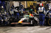 GP BAHRAIN, Liam Lawson (NZL) Racing Bulls VCARB 02 makes a pit stop.

13.04.2025. Formula 1 World Championship, Rd 4, Bahrain Grand Prix, Sakhir, Bahrain, Gara Day.

- www.xpbimages.com, EMail: requests@xpbimages.com © Copyright: Bearne / XPB Images