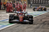 GP BAHRAIN, Charles Leclerc (MON) Ferrari SF-25 makes a pit stop.

13.04.2025. Formula 1 World Championship, Rd 4, Bahrain Grand Prix, Sakhir, Bahrain, Gara Day.

- www.xpbimages.com, EMail: requests@xpbimages.com © Copyright: Bearne / XPB Images