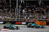 GP BAHRAIN, Fernando Alonso (ESP) Aston Martin F1 Team AMR25 e Lance Stroll (CDN) Aston Martin F1 Team AMR25 battle for position.

13.04.2025. Formula 1 World Championship, Rd 4, Bahrain Grand Prix, Sakhir, Bahrain, Gara Day.

- www.xpbimages.com, EMail: requests@xpbimages.com © Copyright: Batchelor / XPB Images
