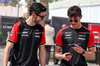 GP BAHRAIN, (L to R): Esteban Ocon (FRA) Haas F1 Team with team mate Oliver Bearman (GBR) Haas F1 Team.

13.04.2025. Formula 1 World Championship, Rd 4, Bahrain Grand Prix, Sakhir, Bahrain, Gara Day.

- www.xpbimages.com, EMail: requests@xpbimages.com © Copyright: Moy / XPB Images
