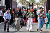 GP BAHRAIN, Jackie Stewart (GBR) (Left).

13.04.2025. Formula 1 World Championship, Rd 4, Bahrain Grand Prix, Sakhir, Bahrain, Gara Day.

- www.xpbimages.com, EMail: requests@xpbimages.com © Copyright: Moy / XPB Images