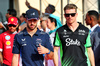 GP BAHRAIN, (L to R): Pierre Gasly (FRA) Alpine F1 Team with Nico Hulkenberg (GER) Sauber on the drivers' parade.

13.04.2025. Formula 1 World Championship, Rd 4, Bahrain Grand Prix, Sakhir, Bahrain, Gara Day.

- www.xpbimages.com, EMail: requests@xpbimages.com © Copyright: Batchelor / XPB Images