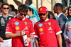 GP BAHRAIN, (L to R): Charles Leclerc (MON) Ferrari with Lewis Hamilton (GBR) Ferrari on the drivers' parade.

13.04.2025. Formula 1 World Championship, Rd 4, Bahrain Grand Prix, Sakhir, Bahrain, Gara Day.

- www.xpbimages.com, EMail: requests@xpbimages.com © Copyright: Batchelor / XPB Images