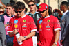 GP BAHRAIN, (L to R): Charles Leclerc (MON) Ferrari with Lewis Hamilton (GBR) Ferrari on the drivers' parade.

13.04.2025. Formula 1 World Championship, Rd 4, Bahrain Grand Prix, Sakhir, Bahrain, Gara Day.

- www.xpbimages.com, EMail: requests@xpbimages.com © Copyright: Batchelor / XPB Images