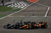 GP BAHRAIN, George Russell (GBR) Mercedes AMG F1 W16 e Lando Norris (GBR) McLaren MCL39 battle for second position at the end of the race.

13.04.2025. Formula 1 World Championship, Rd 4, Bahrain Grand Prix, Sakhir, Bahrain, Gara Day.

- www.xpbimages.com, EMail: requests@xpbimages.com © Copyright: Moy / XPB Images