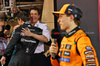 GP BAHRAIN, Toto Wolff (GER) Mercedes AMG F1 Shareholder e Executive Director celebrates with second placed George Russell (GBR) Mercedes AMG F1 in parc ferme.

13.04.2025. Formula 1 World Championship, Rd 4, Bahrain Grand Prix, Sakhir, Bahrain, Gara Day.

- www.xpbimages.com, EMail: requests@xpbimages.com © Copyright: Batchelor / XPB Images