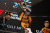 GP BAHRAIN, Gara winner Oscar Piastri (AUS) McLaren celebrates on the podium.

13.04.2025. Formula 1 World Championship, Rd 4, Bahrain Grand Prix, Sakhir, Bahrain, Gara Day.

- www.xpbimages.com, EMail: requests@xpbimages.com © Copyright: Moy / XPB Images