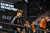 GP BAHRAIN, George Russell (GBR) Mercedes AMG F1 celebrates his second position on the podium.

13.04.2025. Formula 1 World Championship, Rd 4, Bahrain Grand Prix, Sakhir, Bahrain, Gara Day.

- www.xpbimages.com, EMail: requests@xpbimages.com © Copyright: Moy / XPB Images