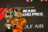 GP BAHRAIN, Gara winner Oscar Piastri (AUS) McLaren celebrates on the podium.

13.04.2025. Formula 1 World Championship, Rd 4, Bahrain Grand Prix, Sakhir, Bahrain, Gara Day.

- www.xpbimages.com, EMail: requests@xpbimages.com © Copyright: Bearne / XPB Images