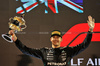 GP BAHRAIN, George Russell (GBR) Mercedes AMG F1 celebrates his second position on the podium.

13.04.2025. Formula 1 World Championship, Rd 4, Bahrain Grand Prix, Sakhir, Bahrain, Gara Day.

- www.xpbimages.com, EMail: requests@xpbimages.com © Copyright: Bearne / XPB Images