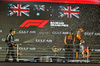 GP BAHRAIN, The podium (L to R): George Russell (GBR) Mercedes AMG F1, second; Oscar Piastri (AUS) McLaren, vincitore; Lando Norris (GBR) McLaren, third.

13.04.2025. Formula 1 World Championship, Rd 4, Bahrain Grand Prix, Sakhir, Bahrain, Gara Day.

- www.xpbimages.com, EMail: requests@xpbimages.com © Copyright: Bearne / XPB Images