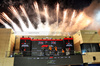 GP BAHRAIN, The podium (L to R): George Russell (GBR) Mercedes AMG F1, second; Oscar Piastri (AUS) McLaren, vincitore; Lando Norris (GBR) McLaren, third; Andrea Stella (ITA) McLaren Team Principal.

13.04.2025. Formula 1 World Championship, Rd 4, Bahrain Grand Prix, Sakhir, Bahrain, Gara Day.

- www.xpbimages.com, EMail: requests@xpbimages.com © Copyright: Bearne / XPB Images