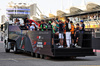 GP BAHRAIN, Circuit Atmosfera - Drivers' Parade.

13.04.2025. Formula 1 World Championship, Rd 4, Bahrain Grand Prix, Sakhir, Bahrain, Gara Day.

- www.xpbimages.com, EMail: requests@xpbimages.com © Copyright: Moy / XPB Images