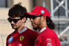 GP BAHRAIN, Charles Leclerc (FRA), Ferrari e Lewis Hamilton (GBR), Ferrari 
13.04.2025. Formula 1 World Championship, Rd 4, Bahrain Grand Prix, Sakhir, Bahrain, Gara Day.
- www.xpbimages.com, EMail: requests@xpbimages.com © Copyright: Charniaux / XPB Images