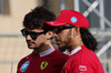 GP BAHRAIN, Charles Leclerc (FRA), Ferrari e Lewis Hamilton (GBR), Ferrari 
13.04.2025. Formula 1 World Championship, Rd 4, Bahrain Grand Prix, Sakhir, Bahrain, Gara Day.
- www.xpbimages.com, EMail: requests@xpbimages.com © Copyright: Charniaux / XPB Images