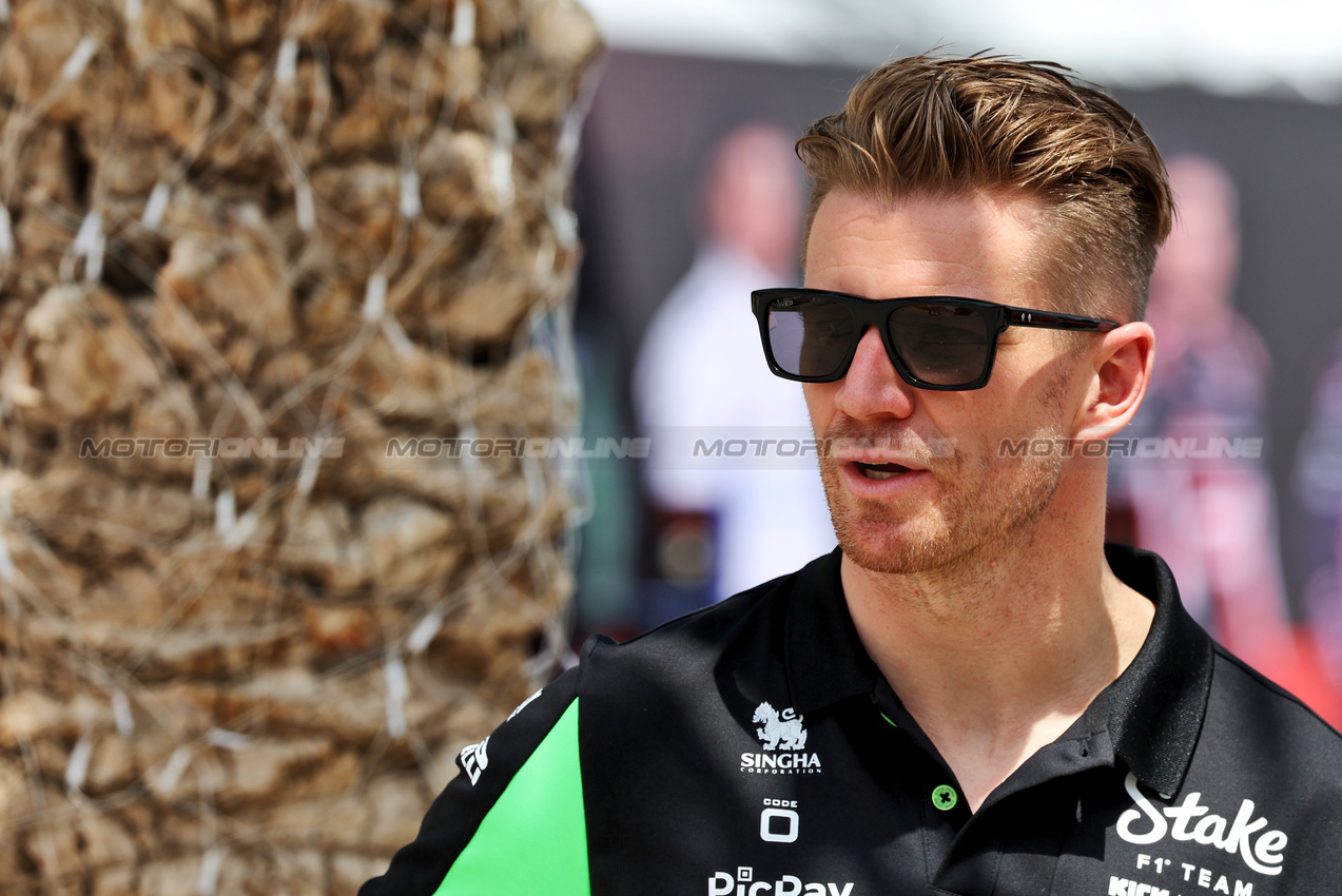 GP BAHRAIN, Nico Hulkenberg (GER) Sauber.

10.04.2025. Formula 1 World Championship, Rd 4, Bahrain Grand Prix, Sakhir, Bahrain, Preparation Day.

- www.xpbimages.com, EMail: requests@xpbimages.com © Copyright: Bearne / XPB Images