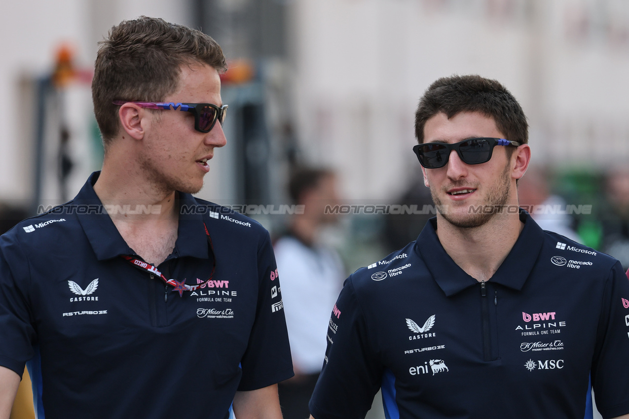 GP BAHRAIN, Jack Doohan (AUS), Alpine F1 Team 
10.04.2025. Formula 1 World Championship, Rd 4, Bahrain Grand Prix, Sakhir, Bahrain, Preparation Day.
- www.xpbimages.com, EMail: requests@xpbimages.com © Copyright: Charniaux / XPB Images