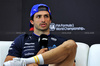 GP BAHRAIN, Carlos Sainz (ESP) Atlassian Williams Racing in the FIA Press Conference.

10.04.2025. Formula 1 World Championship, Rd 4, Bahrain Grand Prix, Sakhir, Bahrain, Preparation Day.

- www.xpbimages.com, EMail: requests@xpbimages.com © Copyright: Bearne / XPB Images
