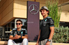 GP BAHRAIN, (L to R): George Russell (GBR) Mercedes AMG F1 with team mate Andrea Kimi Antonelli (ITA) Mercedes AMG F1.

10.04.2025. Formula 1 World Championship, Rd 4, Bahrain Grand Prix, Sakhir, Bahrain, Preparation Day.

- www.xpbimages.com, EMail: requests@xpbimages.com © Copyright: Moy / XPB Images