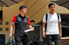 GP BAHRAIN, Ryo Hirakawa (JPN) Haas F1 Team Reserve Driver (Right).

10.04.2025. Formula 1 World Championship, Rd 4, Bahrain Grand Prix, Sakhir, Bahrain, Preparation Day.

- www.xpbimages.com, EMail: requests@xpbimages.com © Copyright: Batchelor / XPB Images