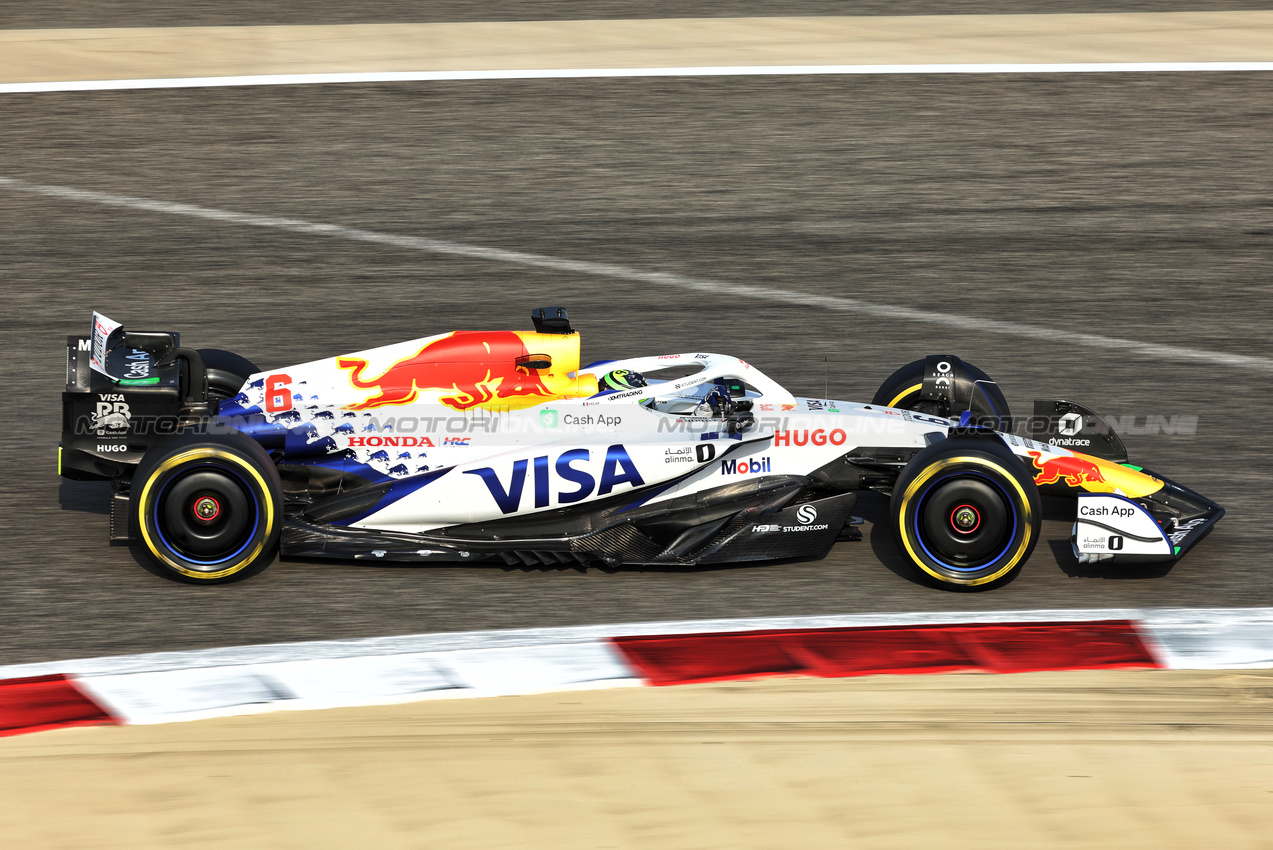 GP BAHRAIN, Isack Hadjar (FRA) Racing Bulls VCARB 02.

12.04.2025. Formula 1 World Championship, Rd 4, Bahrain Grand Prix, Sakhir, Bahrain, Qualifiche Day.

- www.xpbimages.com, EMail: requests@xpbimages.com © Copyright: Bearne / XPB Images