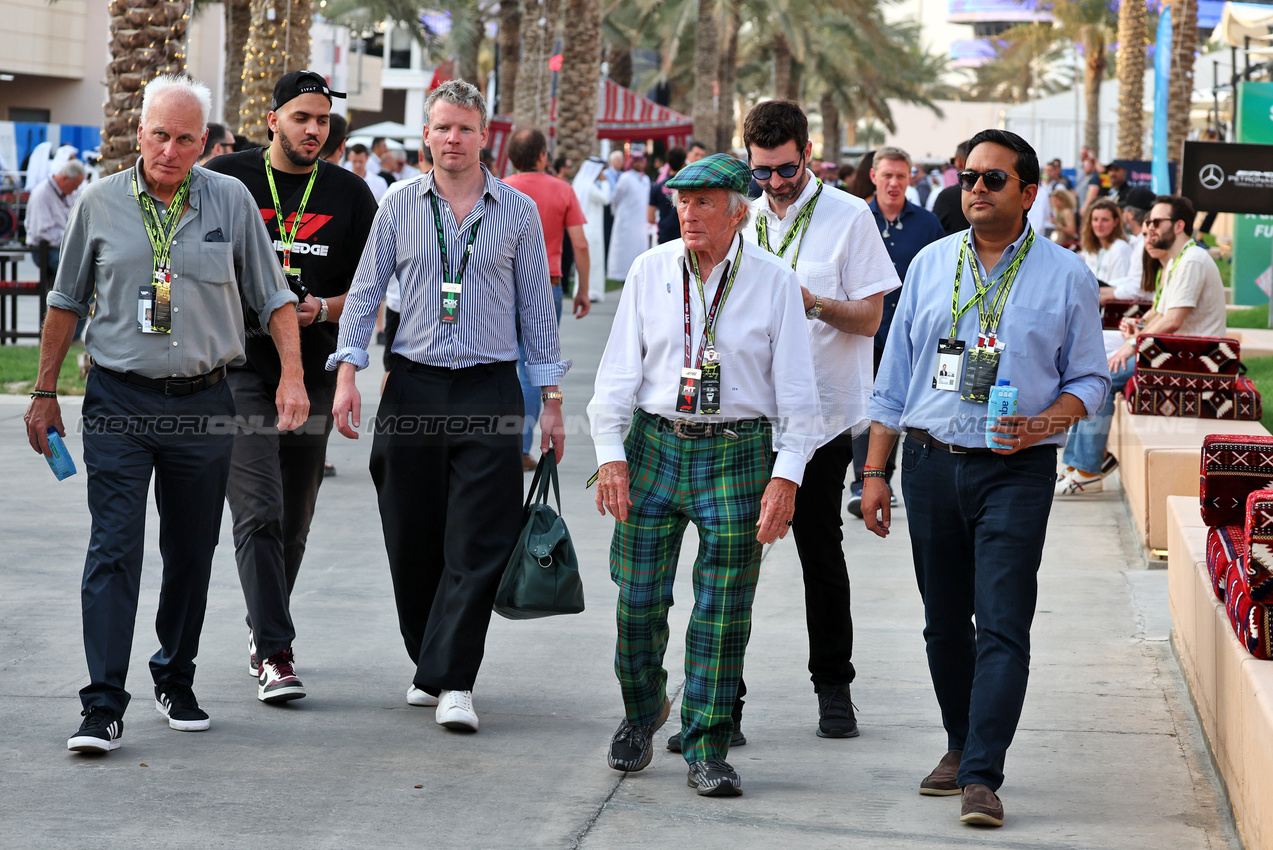 GP BAHRAIN, Jackie Stewart (GBR).

12.04.2025. Formula 1 World Championship, Rd 4, Bahrain Grand Prix, Sakhir, Bahrain, Qualifiche Day.

- www.xpbimages.com, EMail: requests@xpbimages.com © Copyright: Moy / XPB Images