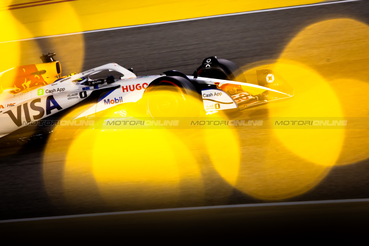 GP BAHRAIN, Isack Hadjar (FRA) Racing Bulls VCARB 02.

12.04.2025. Formula 1 World Championship, Rd 4, Bahrain Grand Prix, Sakhir, Bahrain, Qualifiche Day.

- www.xpbimages.com, EMail: requests@xpbimages.com © Copyright: Bearne / XPB Images