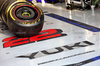 GP BAHRAIN, Pirelli tyres for Yuki Tsunoda (JPN) Red Bull Racing in the pit garage.

12.04.2025. Formula 1 World Championship, Rd 4, Bahrain Grand Prix, Sakhir, Bahrain, Qualifiche Day.

- www.xpbimages.com, EMail: requests@xpbimages.com © Copyright: Batchelor / XPB Images
