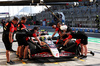 GP BAHRAIN, Oliver Bearman (GBR) Haas VF-25 in the pits.

12.04.2025. Formula 1 World Championship, Rd 4, Bahrain Grand Prix, Sakhir, Bahrain, Qualifiche Day.

- www.xpbimages.com, EMail: requests@xpbimages.com © Copyright: Batchelor / XPB Images