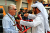 GP BAHRAIN, (L to R): Piero Ferrari (ITA) Ferrari Vice-President with Mohammed Bin Sulayem (UAE) FIA President.

12.04.2025. Formula 1 World Championship, Rd 4, Bahrain Grand Prix, Sakhir, Bahrain, Qualifiche Day.

- www.xpbimages.com, EMail: requests@xpbimages.com © Copyright: Batchelor / XPB Images