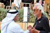 GP BAHRAIN, (L to R): Crown Prince Shaikh Salman bin Isa Hamad Al Khalifa (BRN) with Flavio Briatore (ITA) Alpine F1 Team Executive Advisor.

12.04.2025. Formula 1 World Championship, Rd 4, Bahrain Grand Prix, Sakhir, Bahrain, Qualifiche Day.

- www.xpbimages.com, EMail: requests@xpbimages.com © Copyright: Moy / XPB Images
