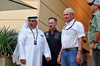 GP BAHRAIN, (L to R): Crown Prince Shaikh Salman bin Isa Hamad Al Khalifa (BRN); Christian Horner (GBR) Red Bull Racing Team Principal; Dr Helmut Marko (AUT) Red Bull Motorsport Consultant; e Gerhard Berger (AUT).

12.04.2025. Formula 1 World Championship, Rd 4, Bahrain Grand Prix, Sakhir, Bahrain, Qualifiche Day.

- www.xpbimages.com, EMail: requests@xpbimages.com © Copyright: Moy / XPB Images
